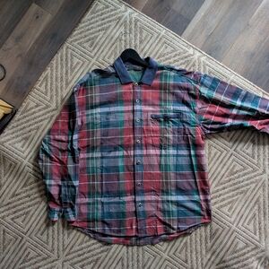 Fryday Club Vintage Plaid Men's Shirt - Multicolor